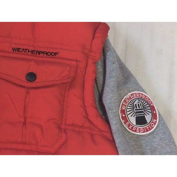 WEATHERPROOF Puffer Vest Shacket Large - Picture 3 of 6